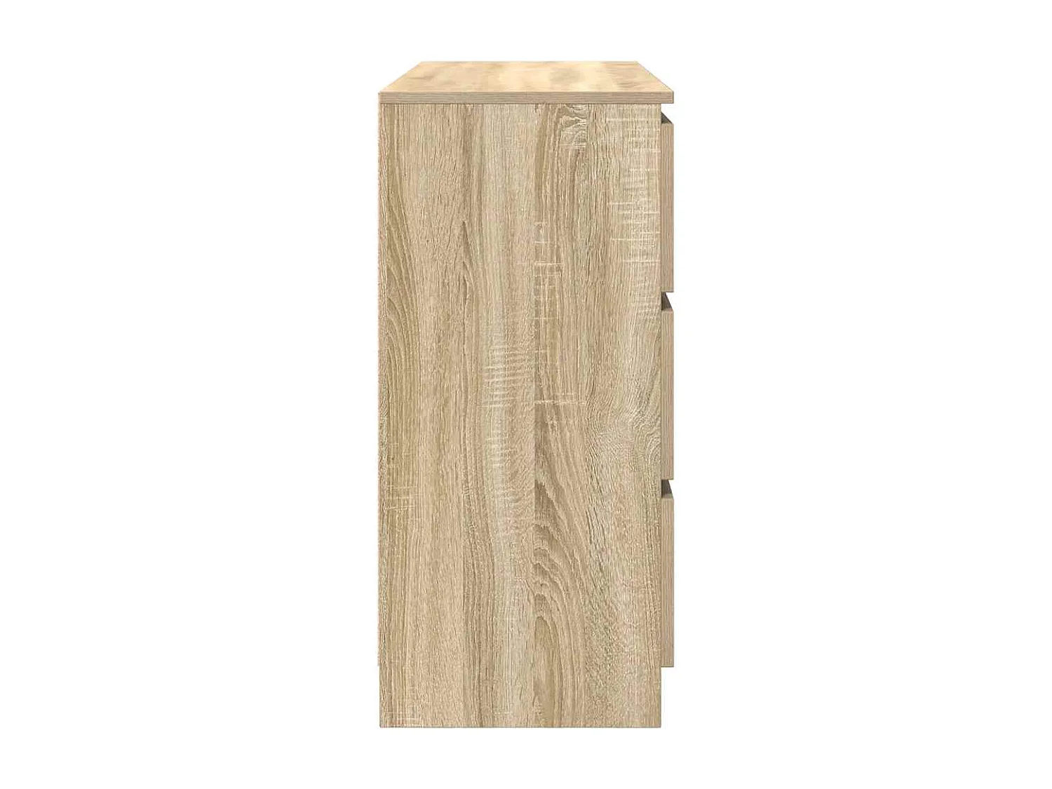 Buffet chêne sonoma 100x35x76 cm bois d'ingénierie