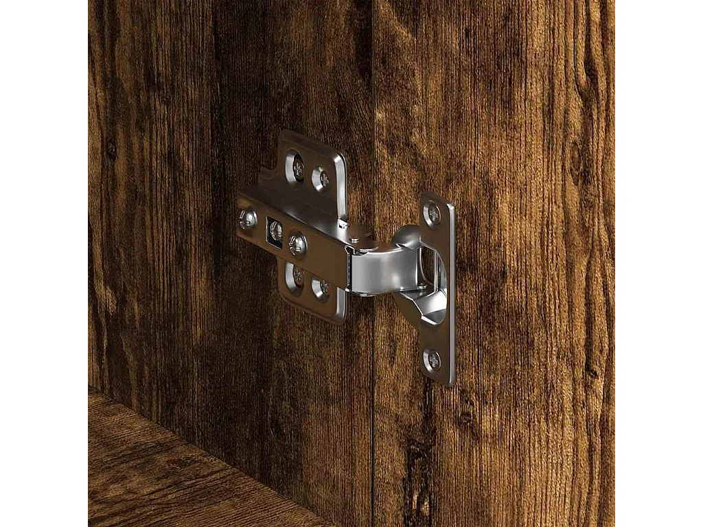 Buffet Chêne fumé 120 x 36 x 69 cm Bois d'ingénierie