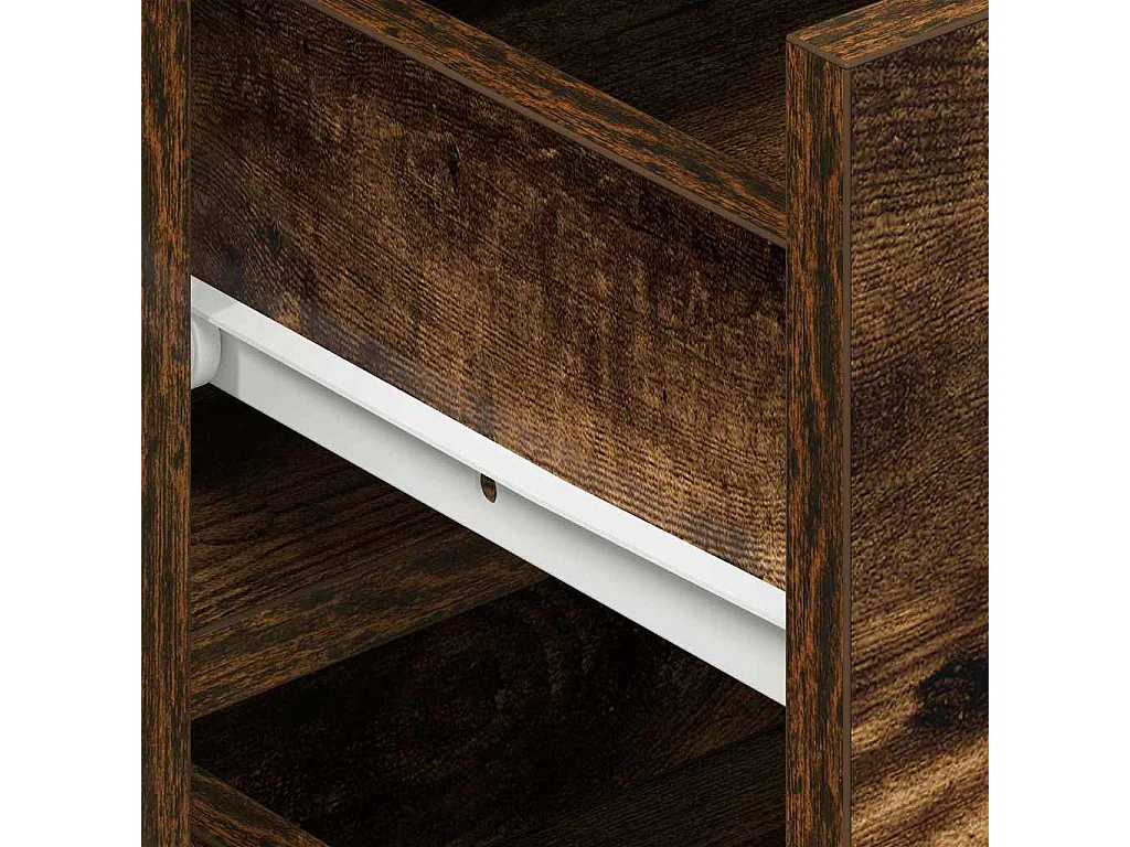 Buffet Chêne fumé 120 x 36 x 69 cm Bois d'ingénierie