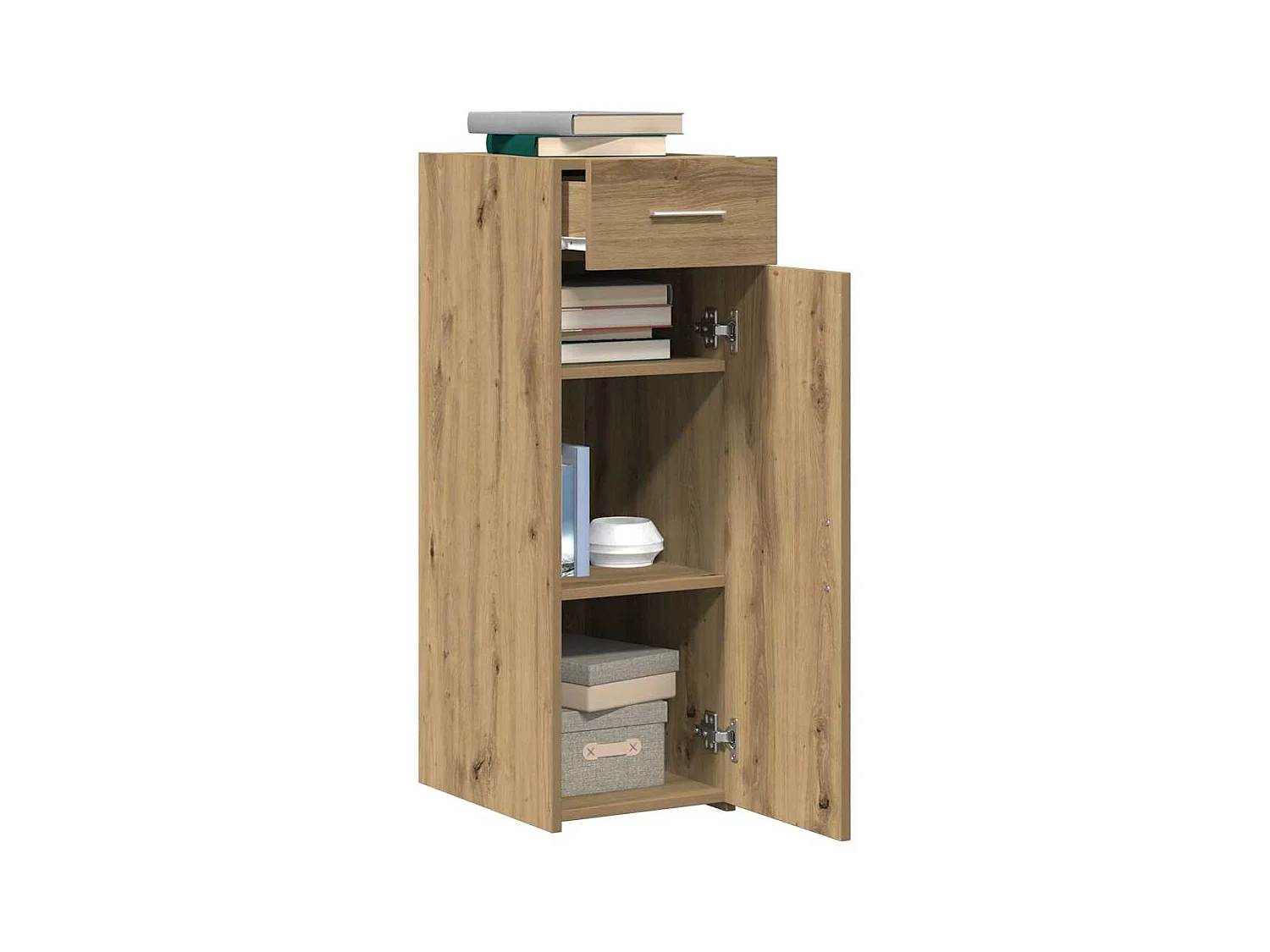 Buffet chêne artisanal 30 x 42,5 x 93 cm Bois d'ingénierie