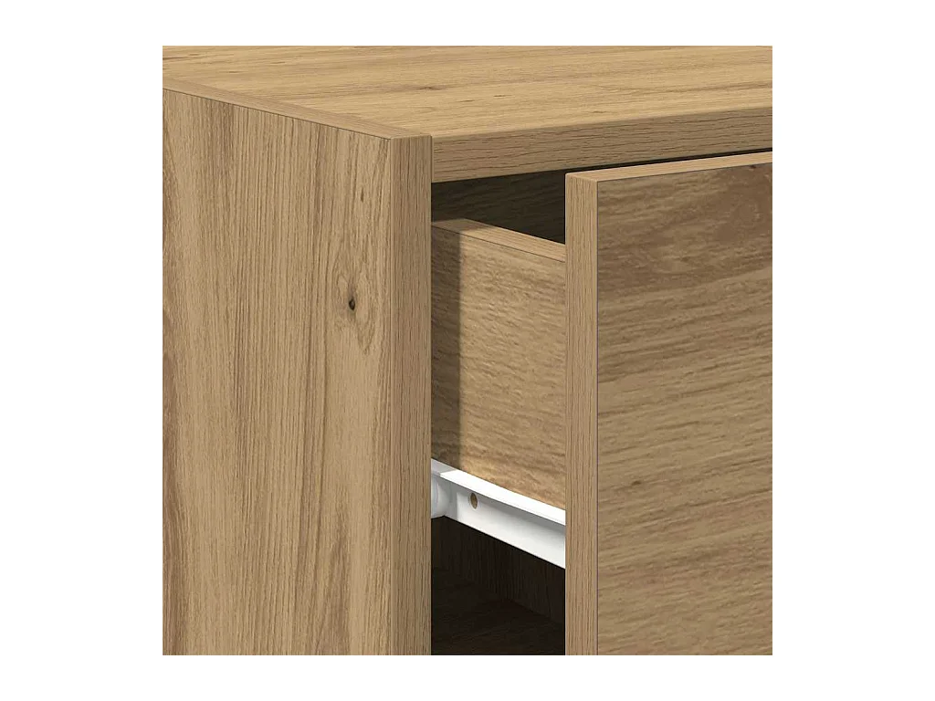 Buffet chêne artisanal 30 x 42,5 x 93 cm Bois d'ingénierie