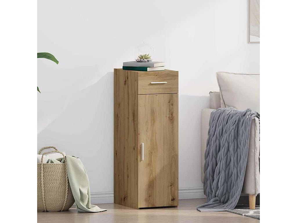 Buffet chêne artisanal 30 x 42,5 x 93 cm Bois d'ingénierie