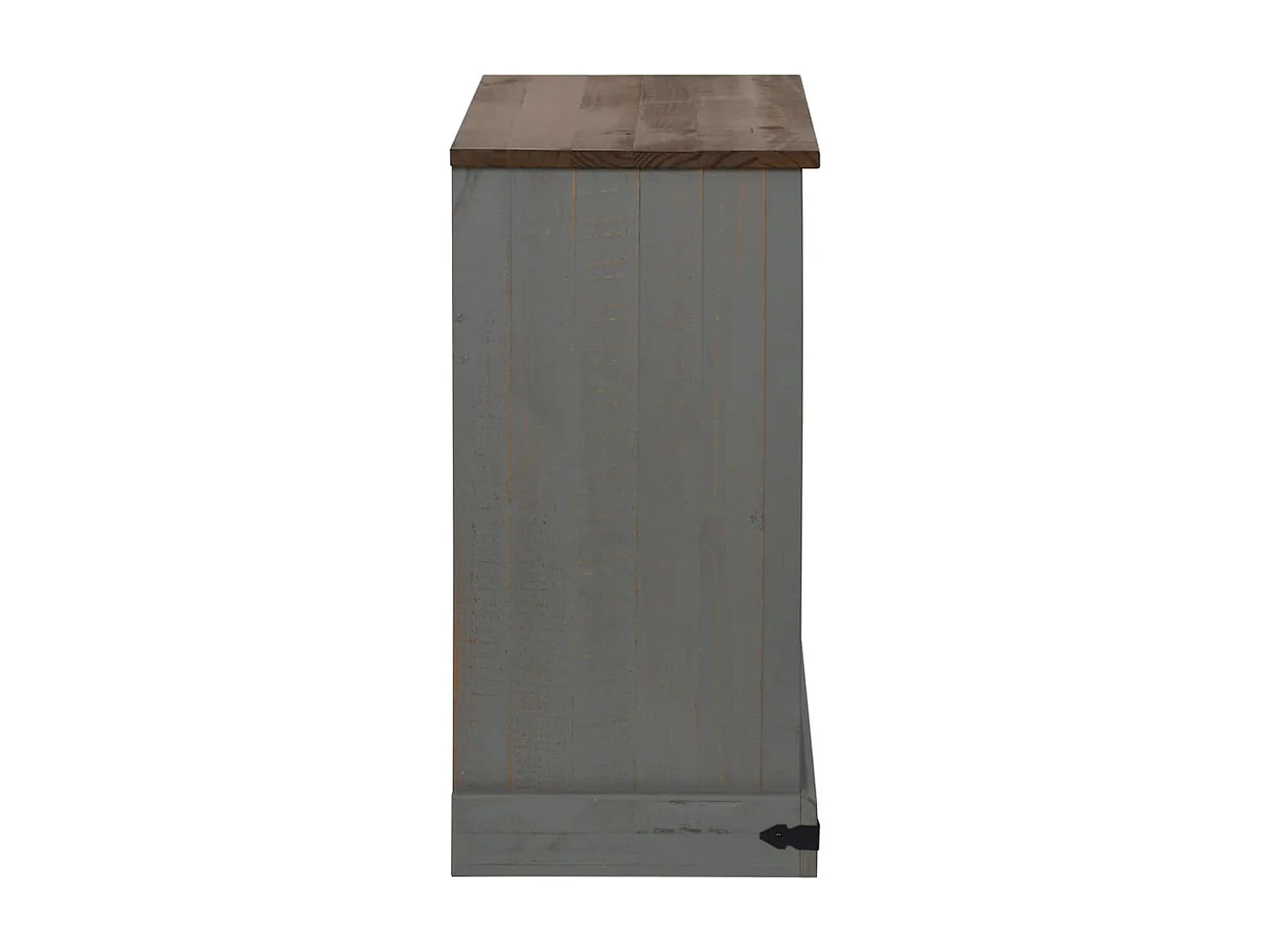 Aparador HALDEN com porta de correr 80x40x80 cm Madeira maciça