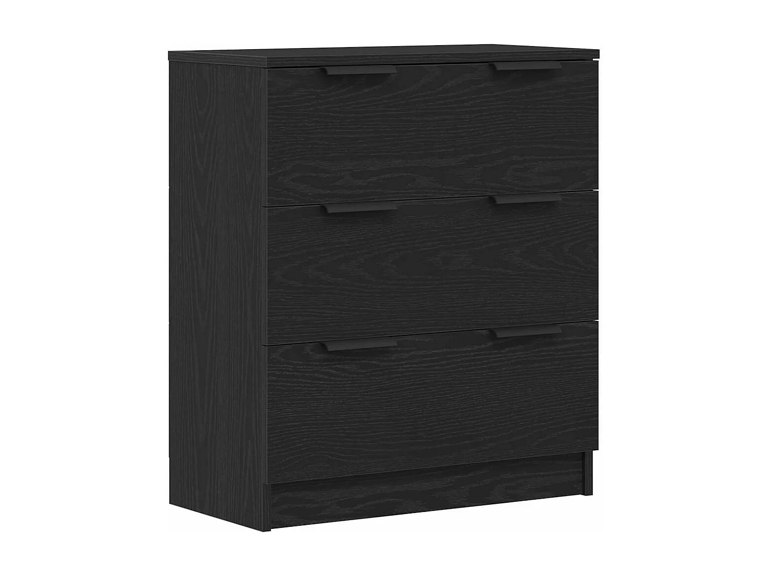 Buffet avec tiroir Noir 60 x 30 x 70 cm Bois d'ingénierie