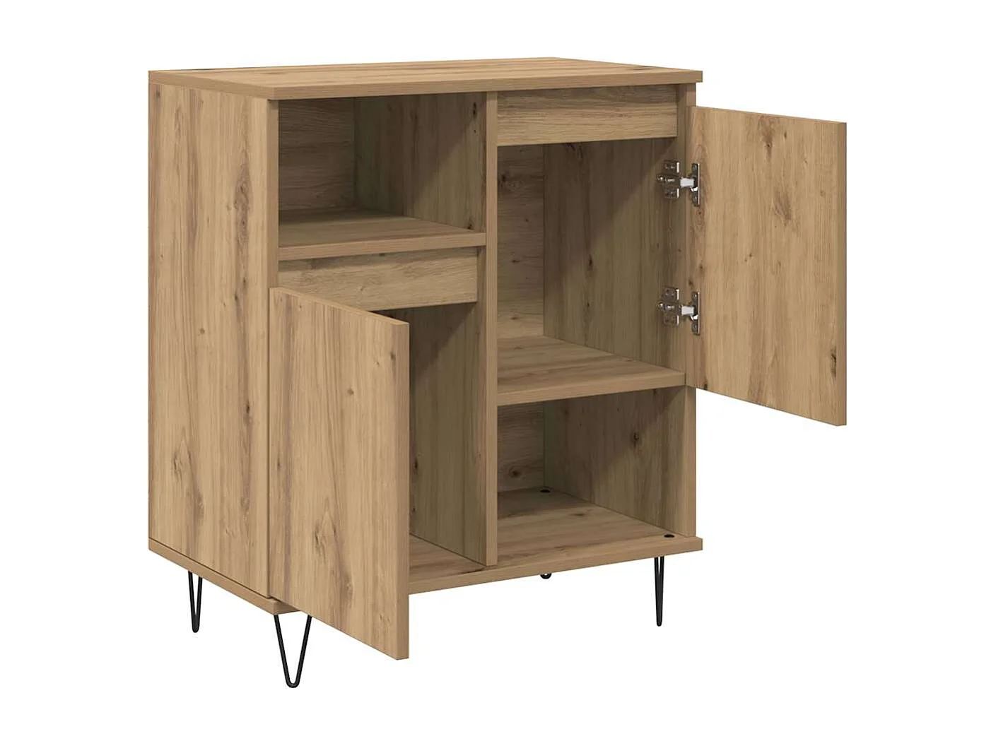 Buffets 2 pièces chêne artisanal 120 x 35 x 70 cm