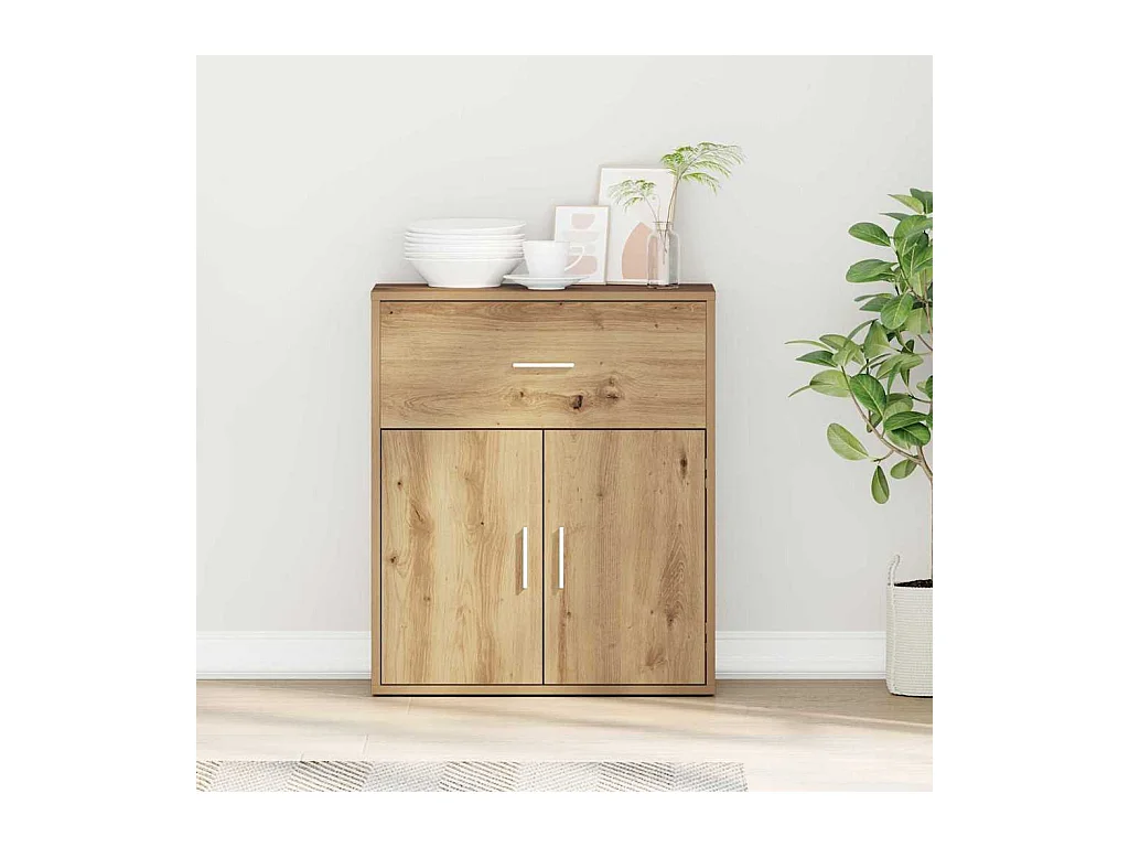 Buffet chêne artisanal 60 x 31 x 70 cm Bois d'ingénierie