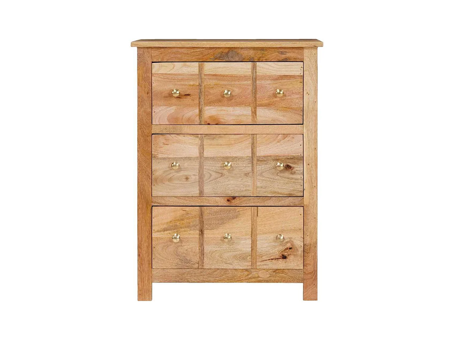 Buffet Marron 55 x 35 x 75 cm bois de manguier massif