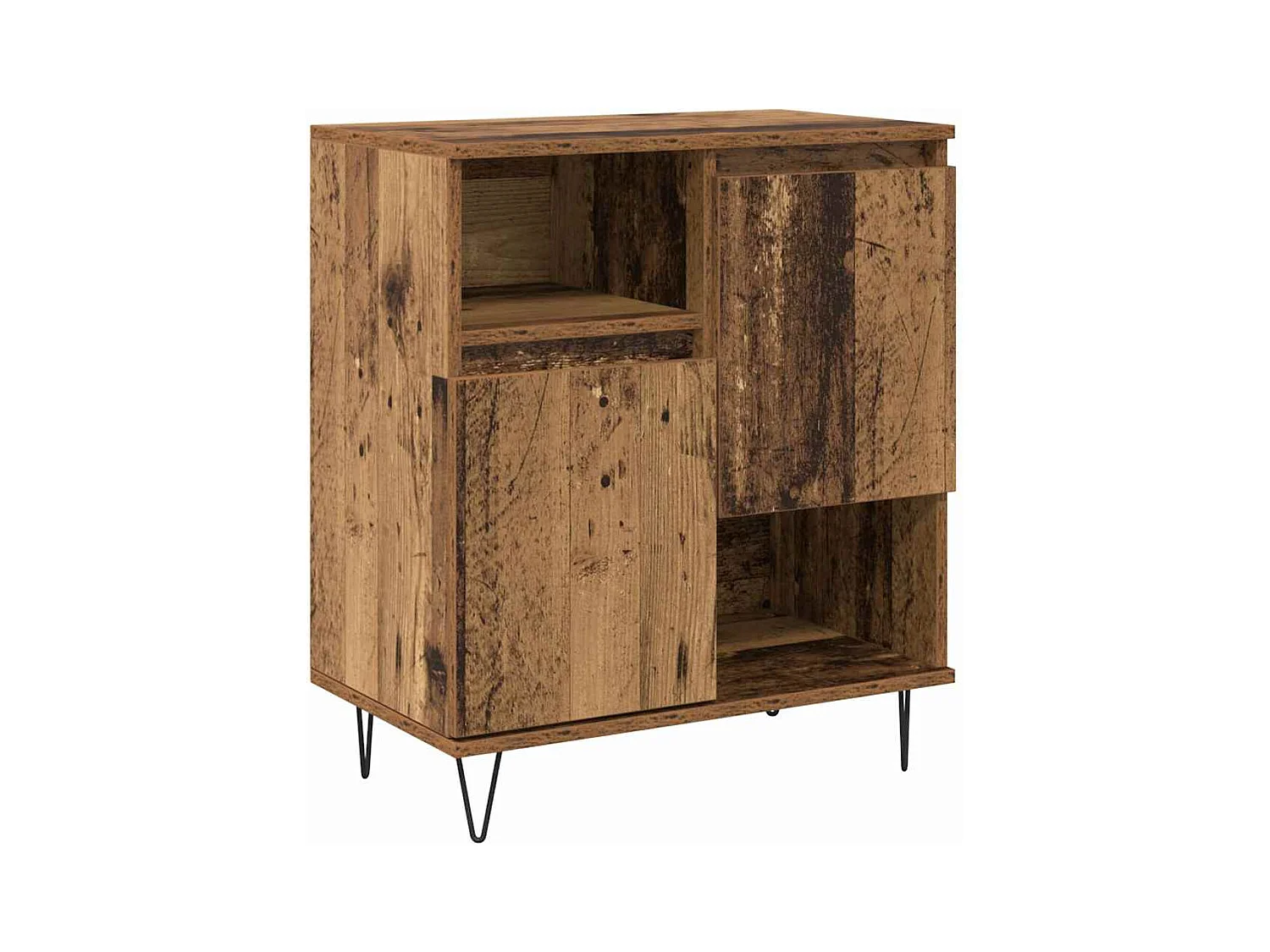 Buffets 3 pièces Bois ancien 180 x 35 x 70 cm Bois d'ingénierie