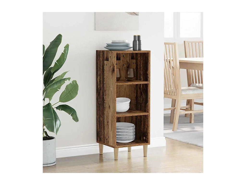 Buffet Bois ancien 32.5 x 34.5 x 90 cm Bois d'ingénierie