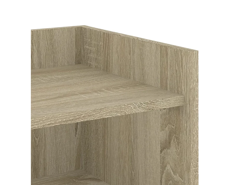 Buffet chêne sonoma 73,5x35x75 cm bois d'ingénierie
