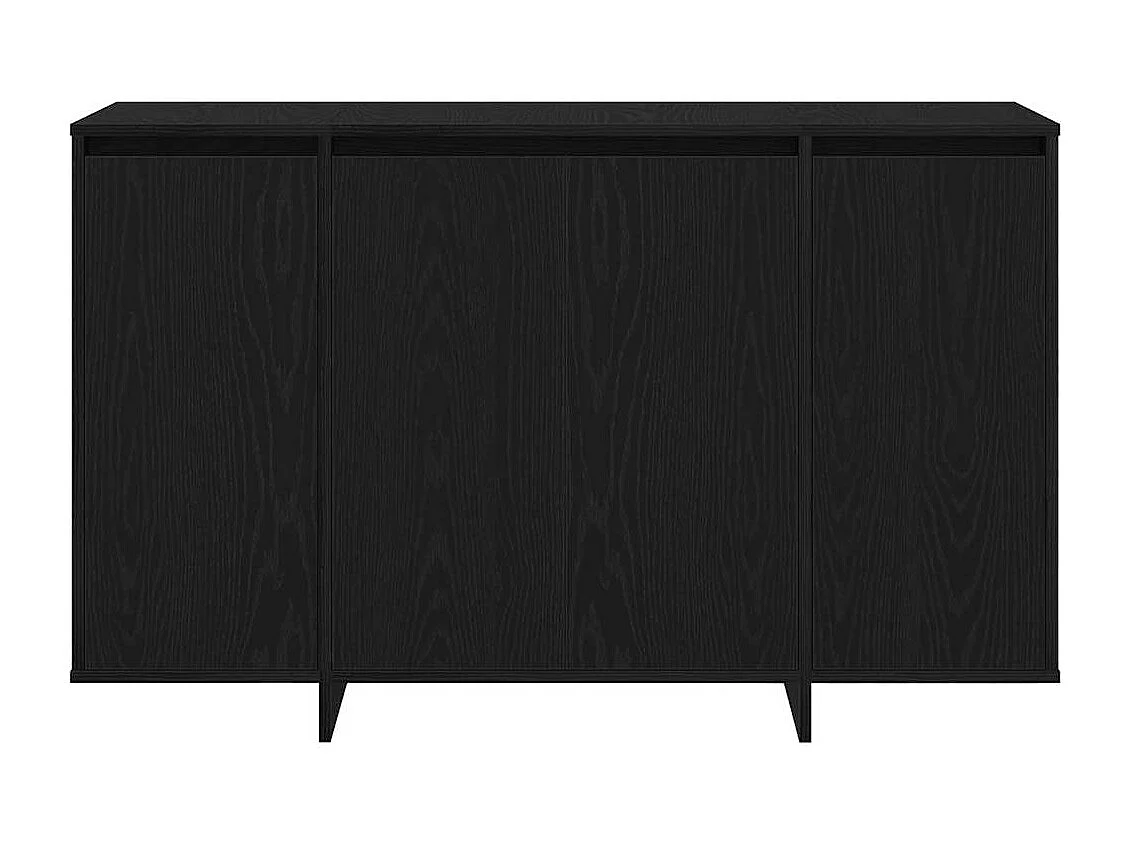 Buffet Chêne noir 120 x 41 x 75 cm Bois d'ingénierie