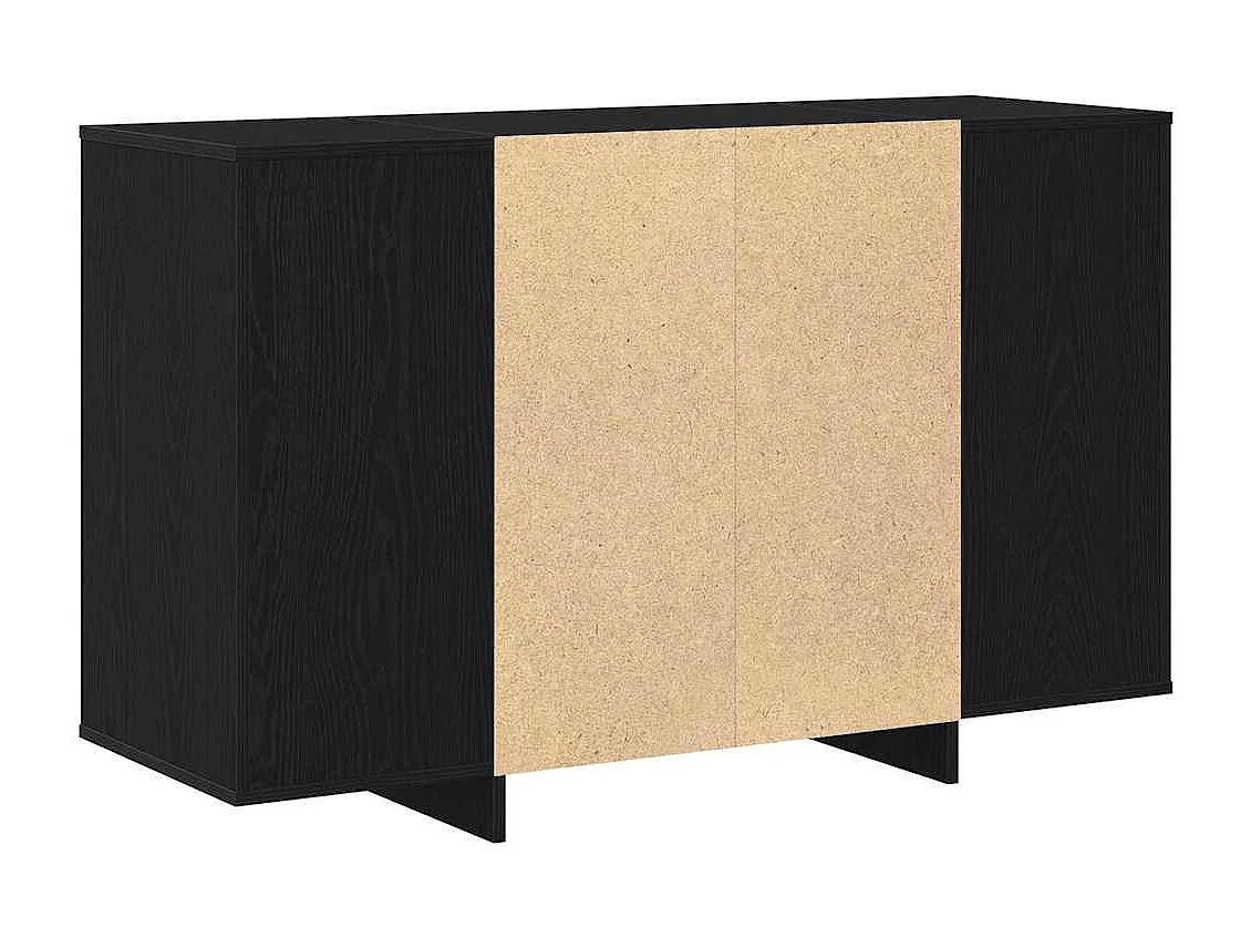 Buffet Chêne noir 120 x 41 x 75 cm Bois d'ingénierie