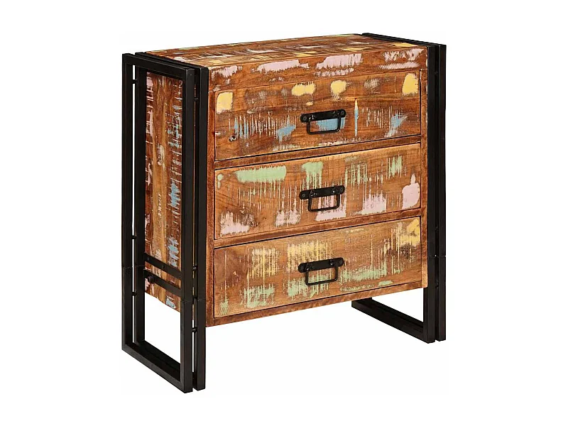 Buffet Marron 66 x 33 x 70 cm bois de récupération massif