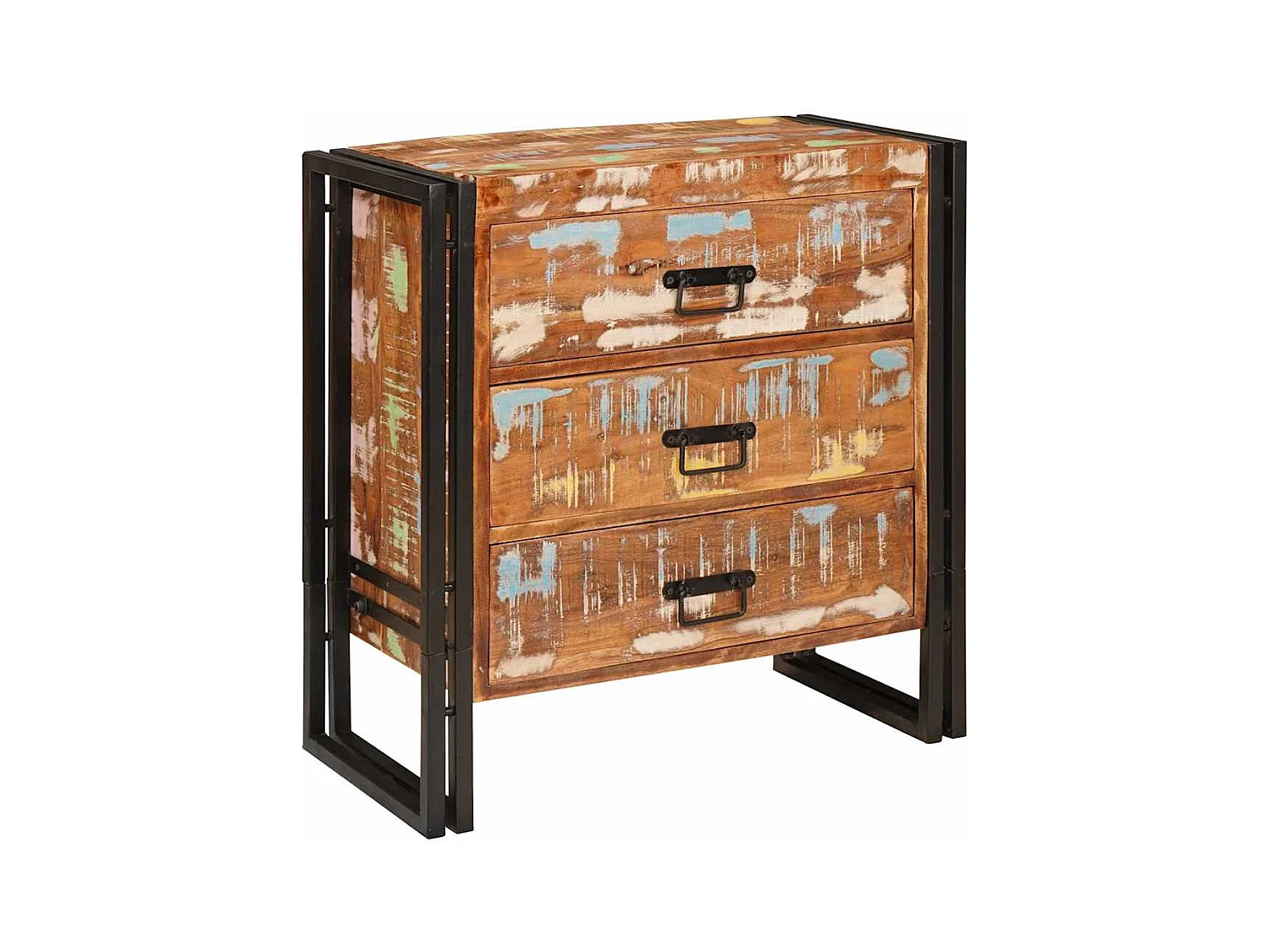 Buffet Marron 66 x 33 x 70 cm bois de récupération massif