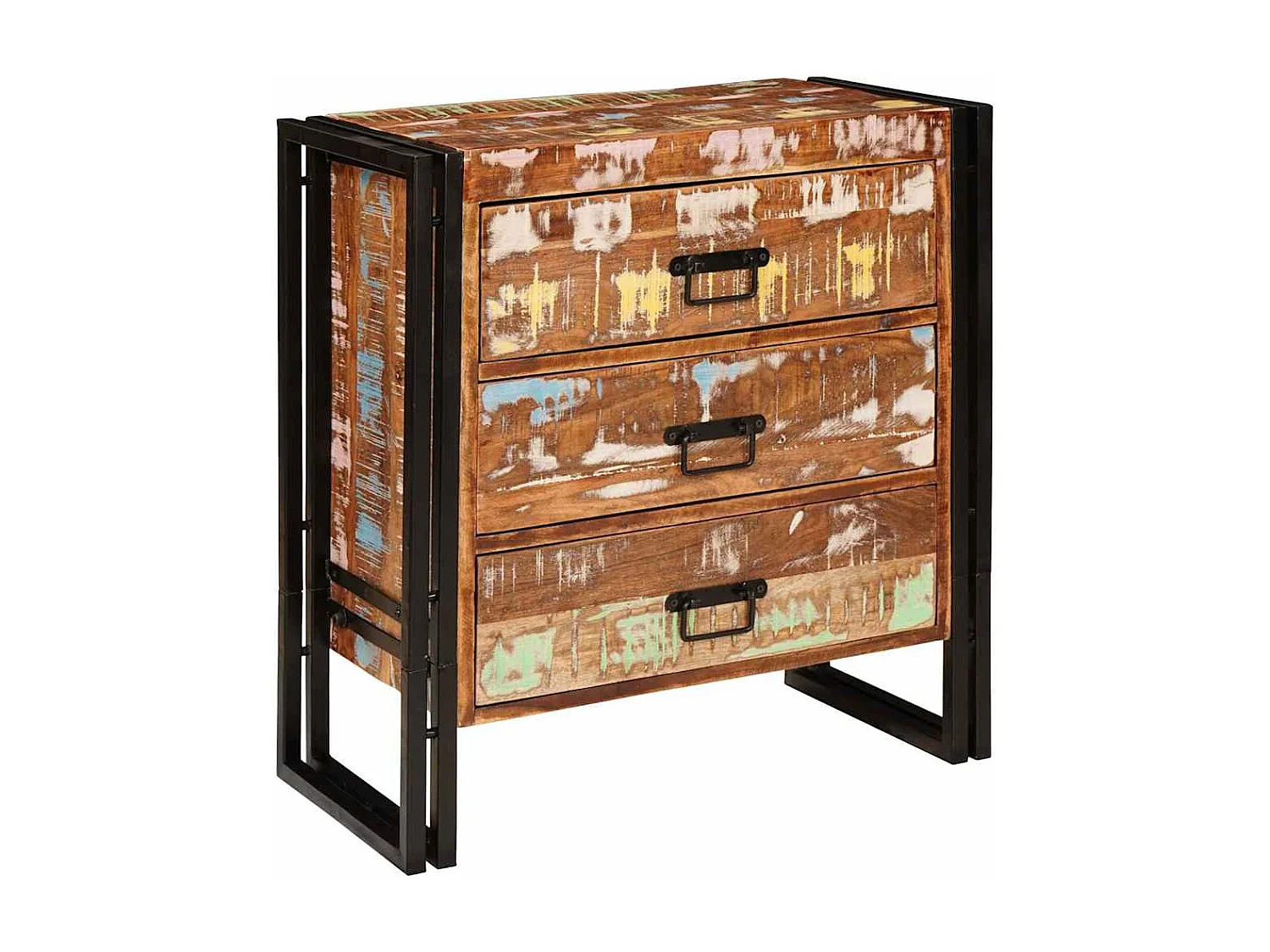 Buffet Marron 66 x 33 x 70 cm bois de récupération massif