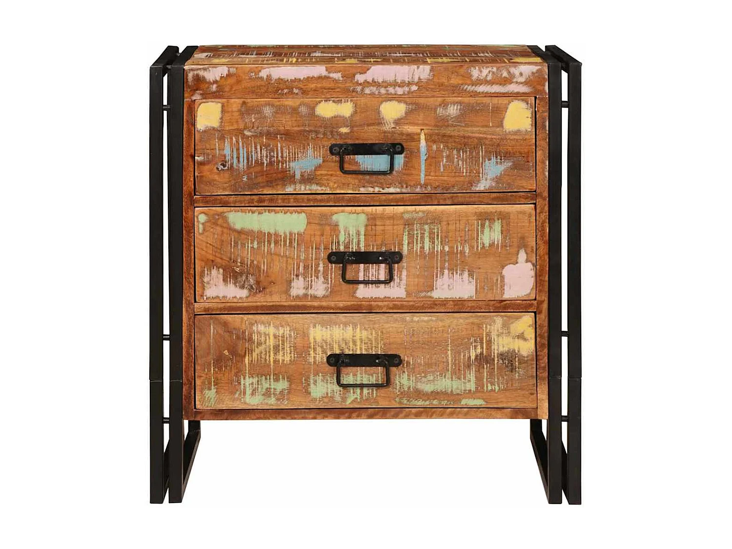 Buffet Marron 66 x 33 x 70 cm bois de récupération massif