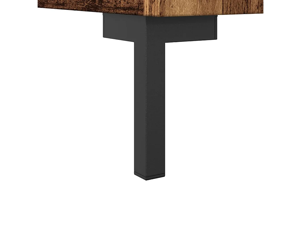 Buffet vieux bois 90x34x80 cm bois d'ingénierie