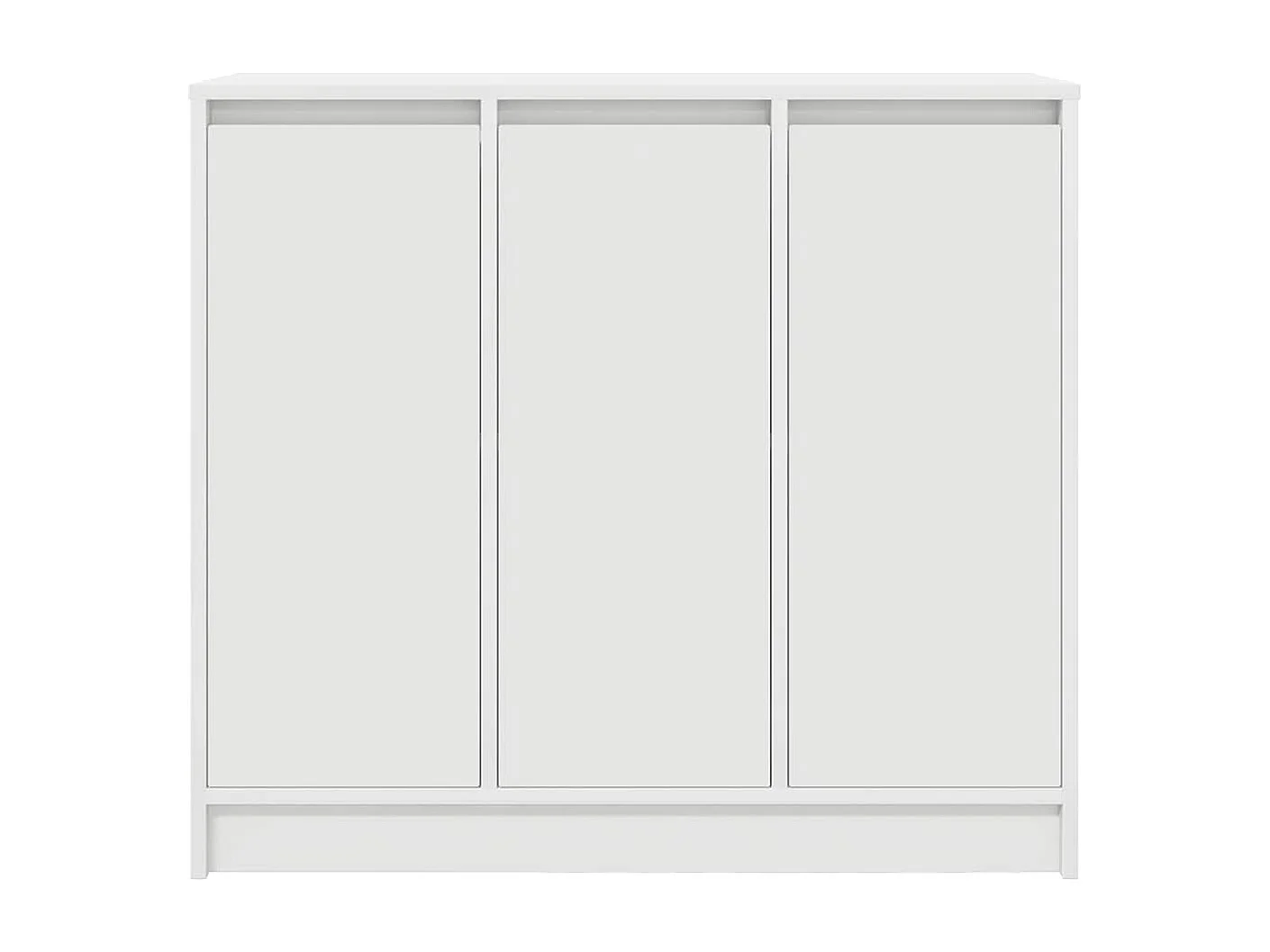 Buffet blanc 85x34x76 cm bois d’ingénierie