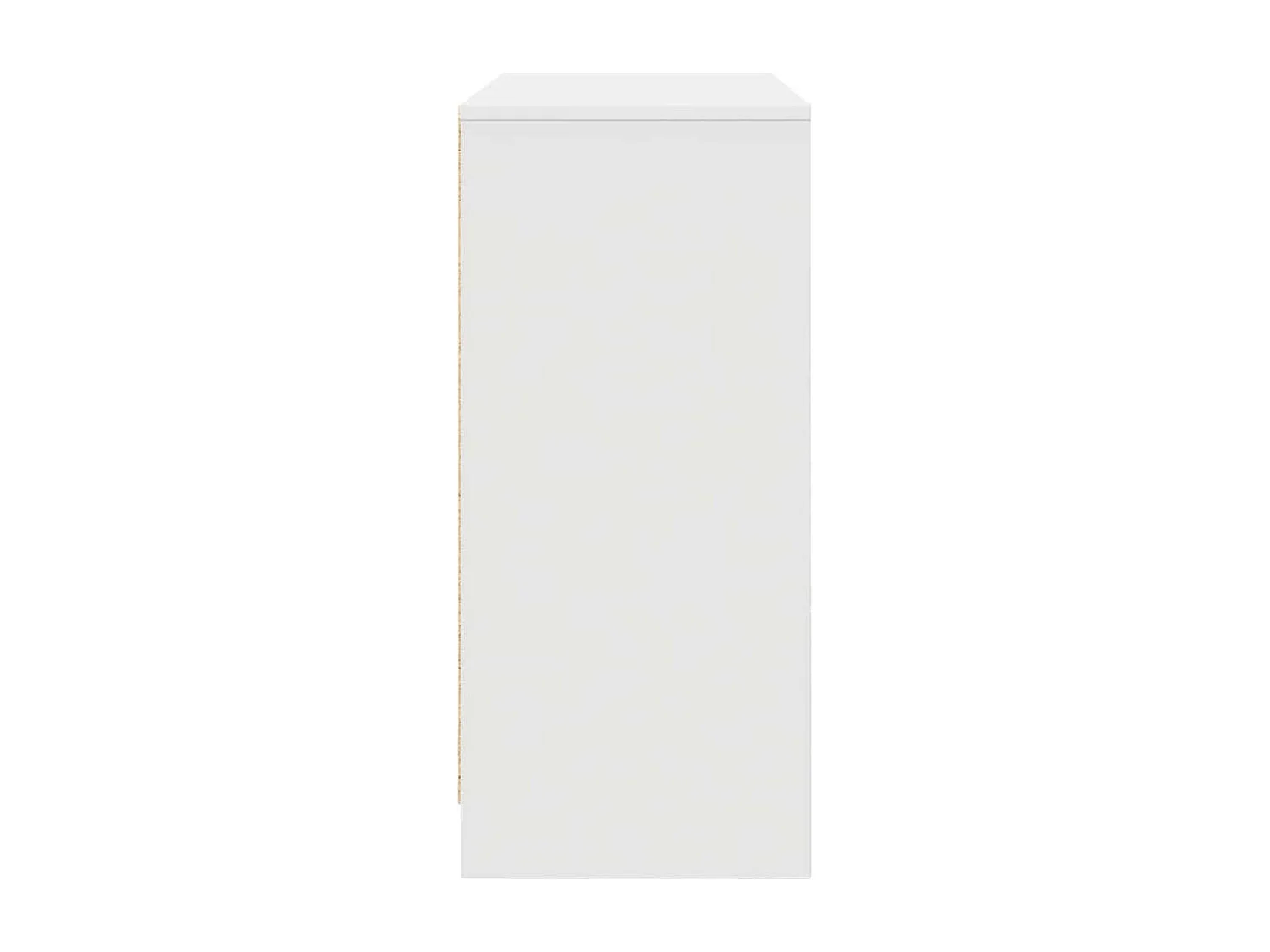 Buffet blanc 85x34x76 cm bois d’ingénierie