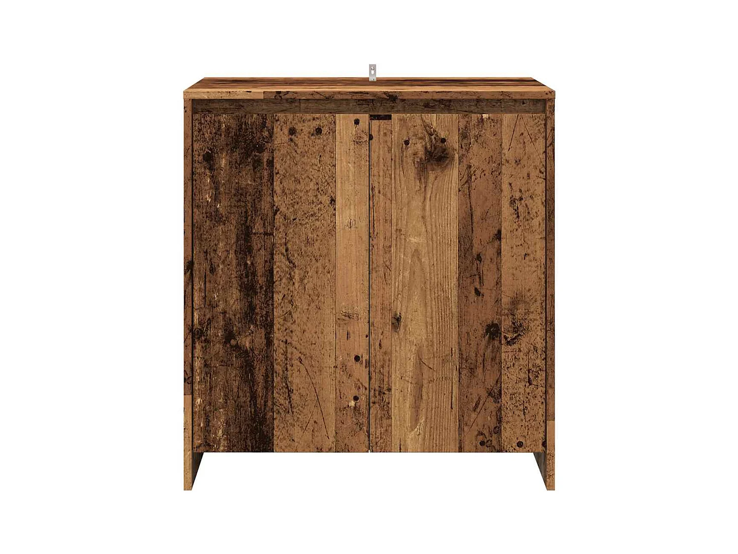 Buffet 2 pièces vieux bois bois d'ingénierie