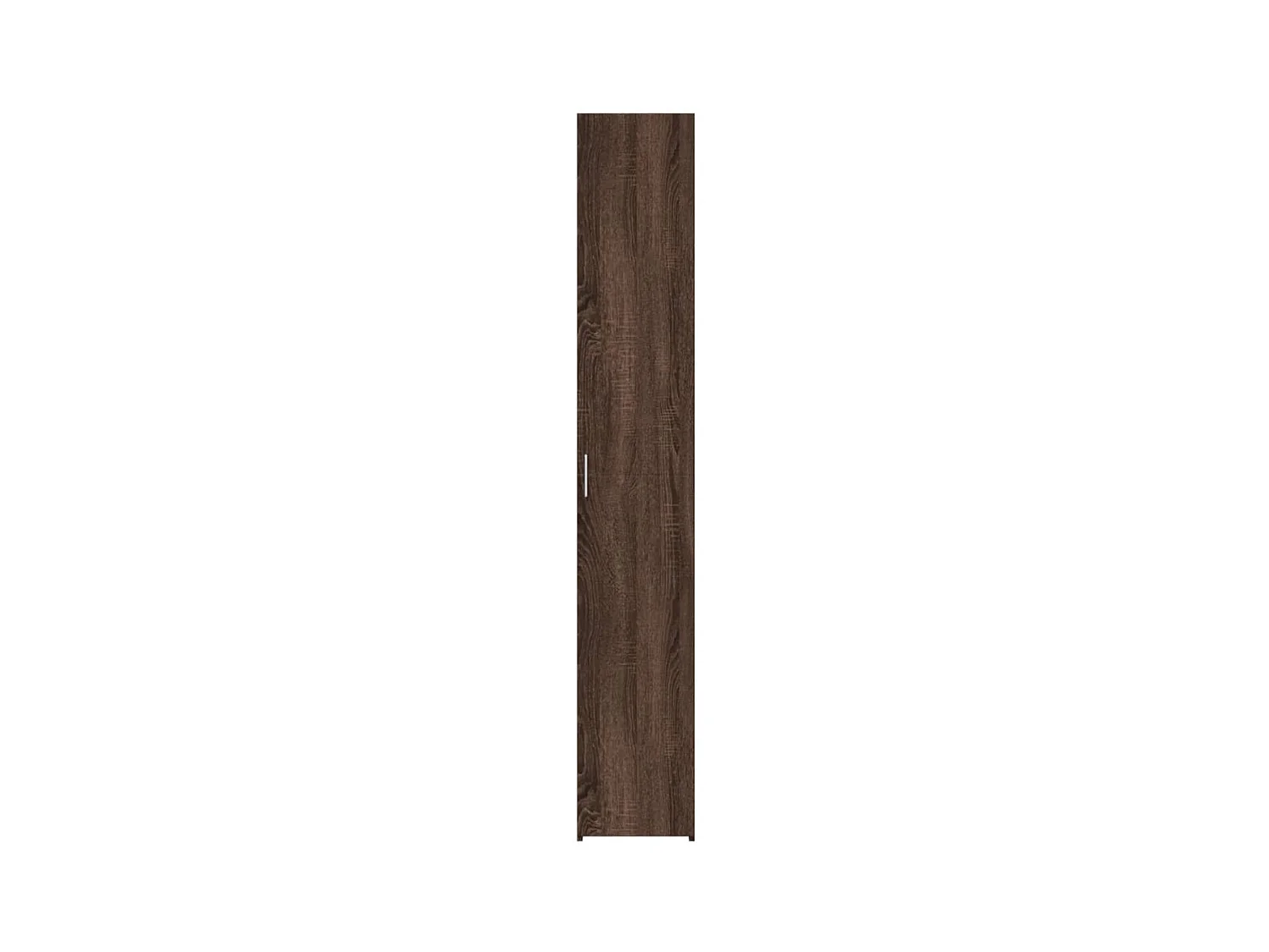 Buffet haut chêne marron 30x42,5x185 cm bois d'ingénierie