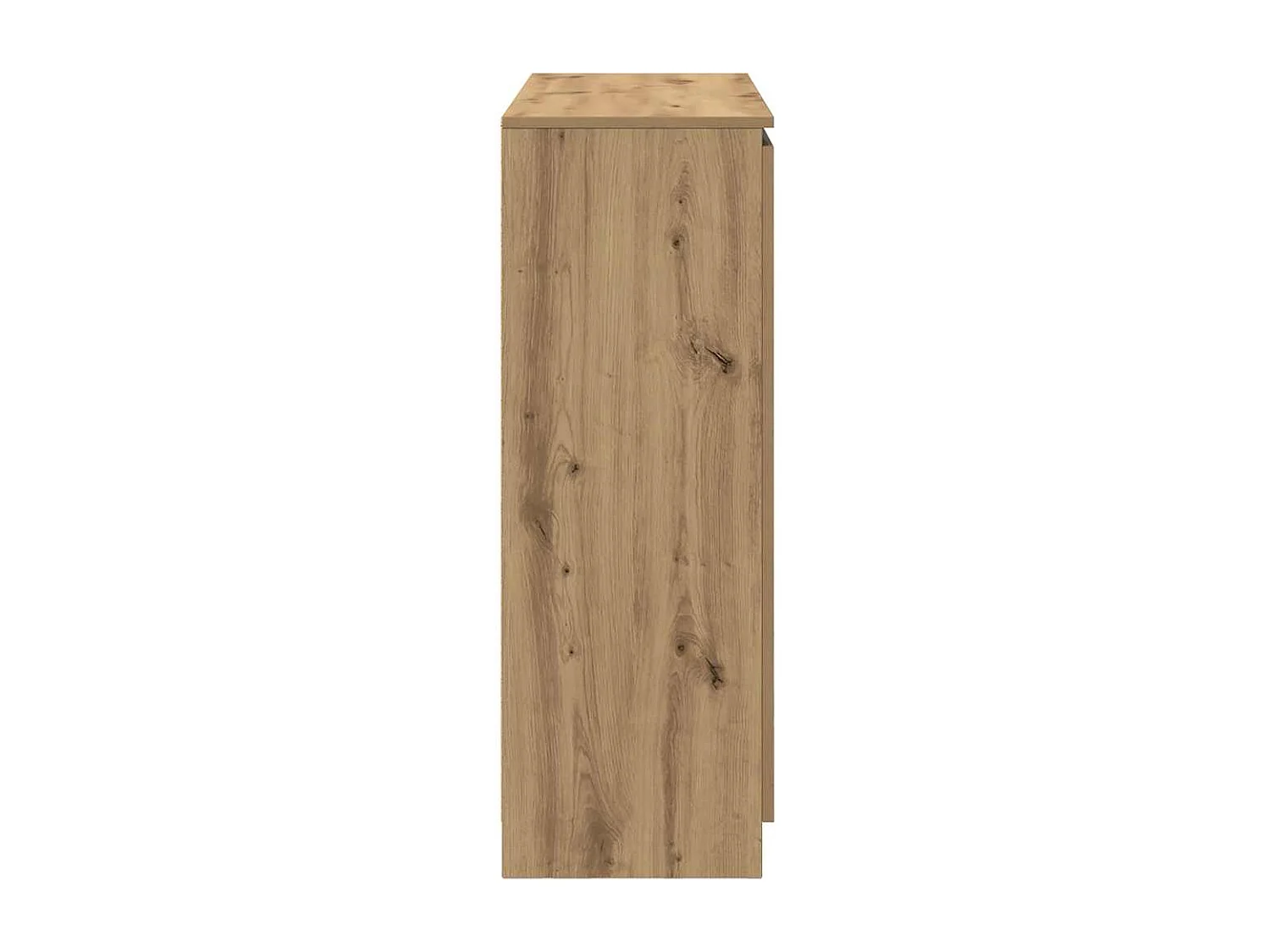 Buffet tiroirs chêne artisanal 100,5x35x98,5 cm bois ingénierie