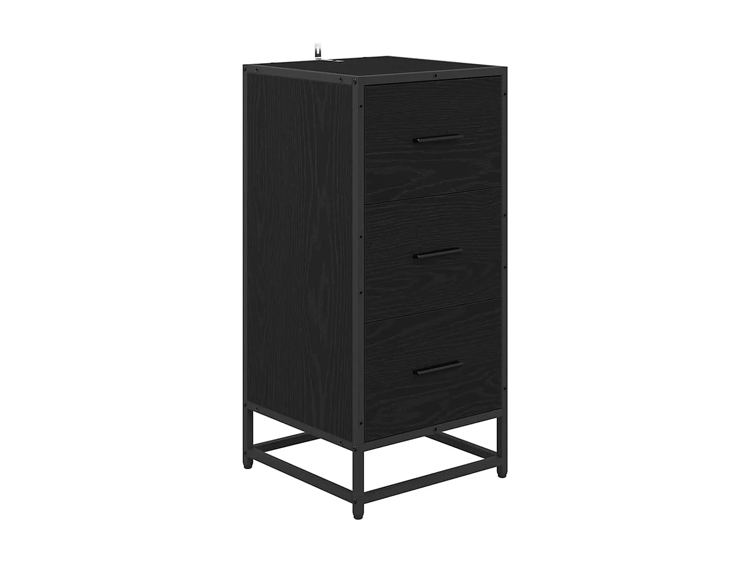 Buffet Chêne noir 35.5 x 35 x 76 cm Bois d'ingénierie