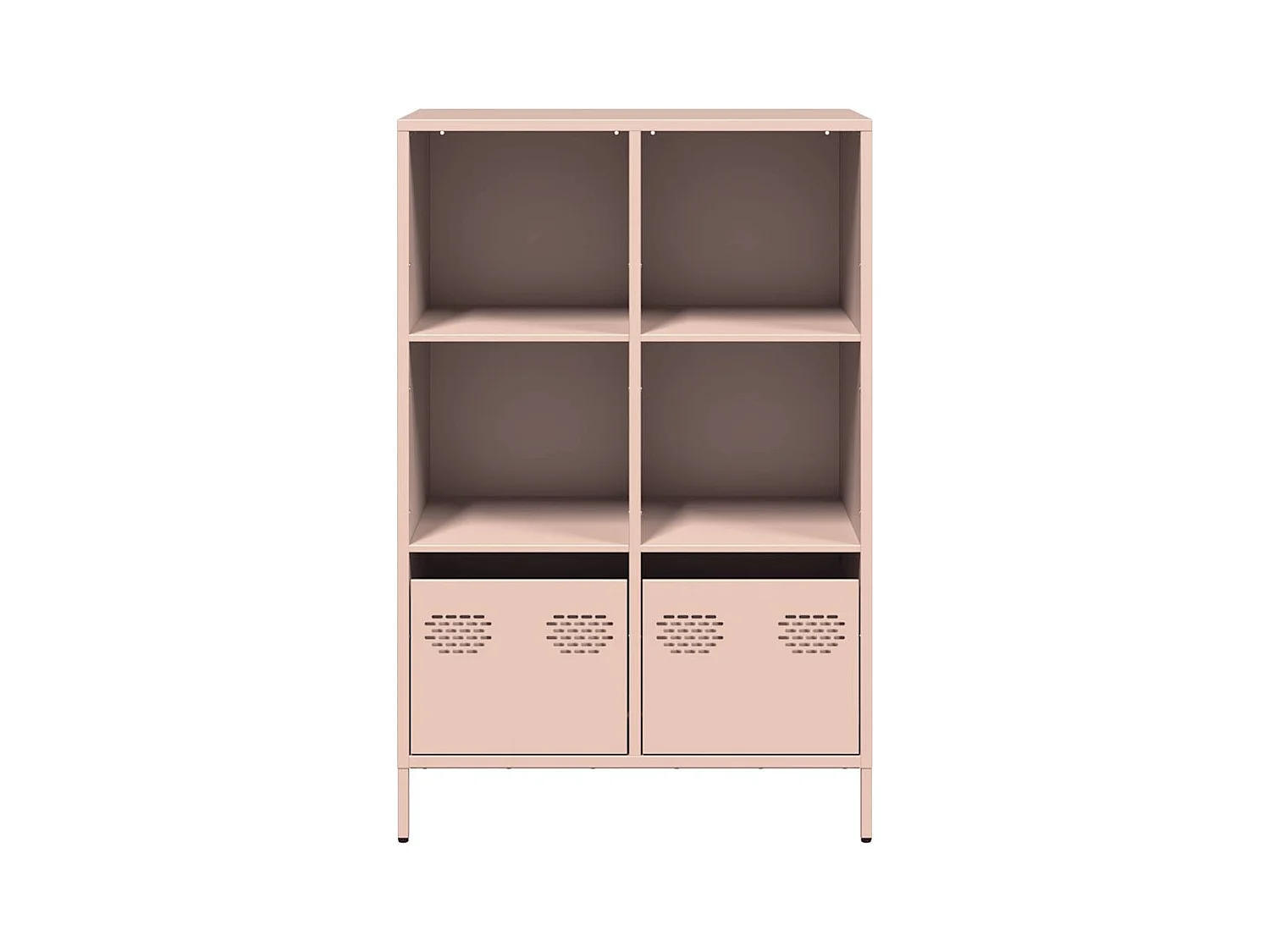 Buffet haut rose 68x39x103,5 cm acier