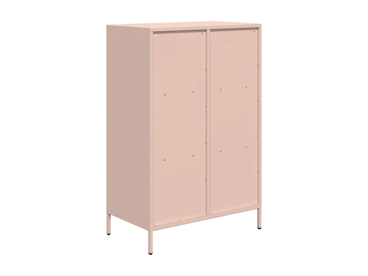 Buffet haut rose 68x39x103,5 cm acier
