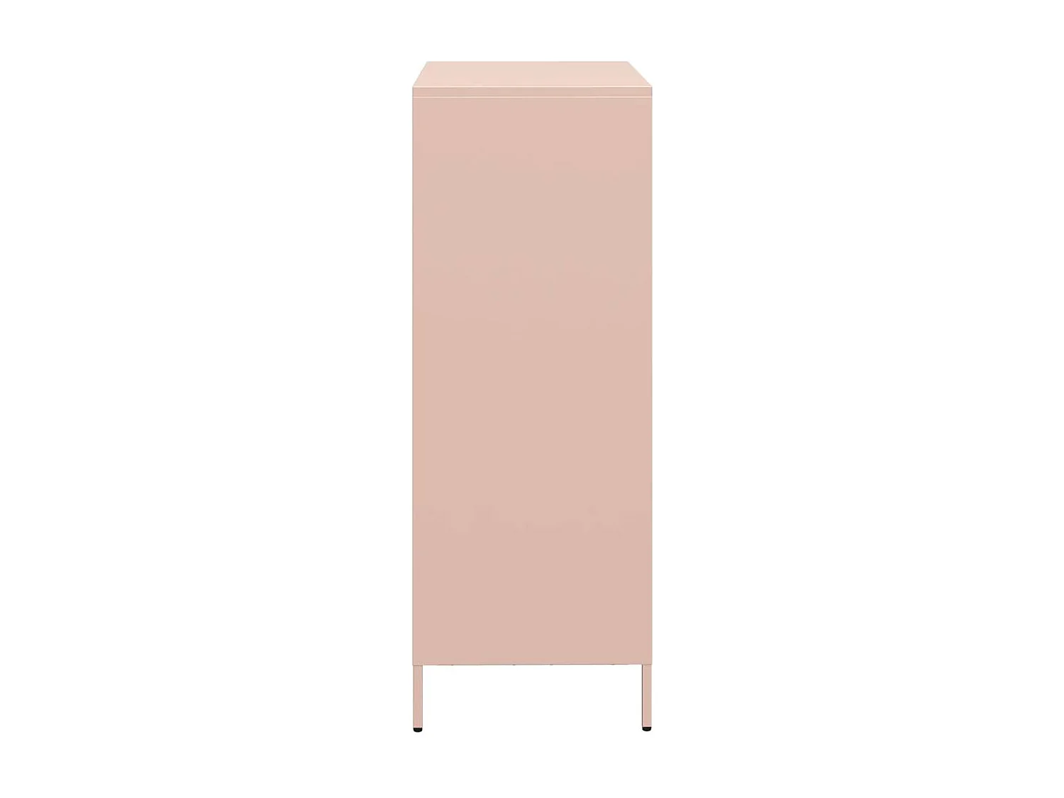Buffet haut rose 68x39x103,5 cm acier