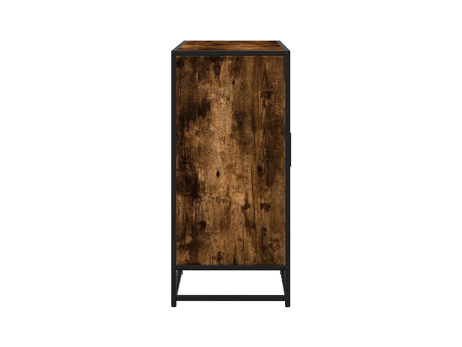 Buffet chêne fumé 92x35x76 cm bois d'ingénierie
