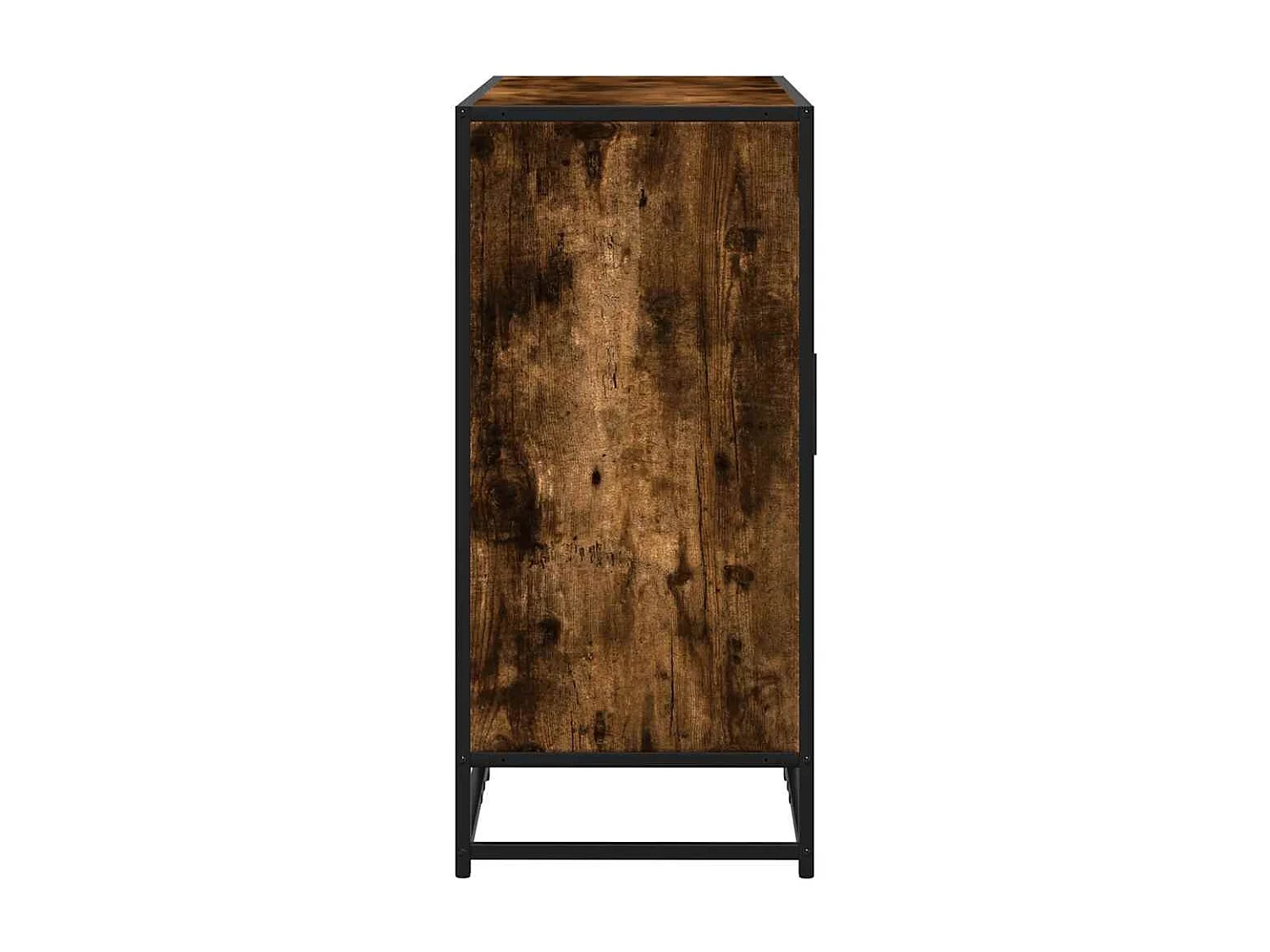 Buffet chêne fumé 92x35x76 cm bois d'ingénierie