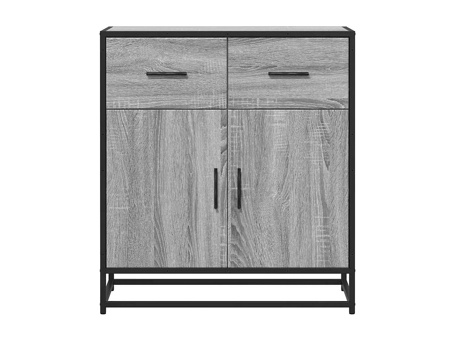 Buffet sonoma gris 68x35x76 cm bois d'ingénierie