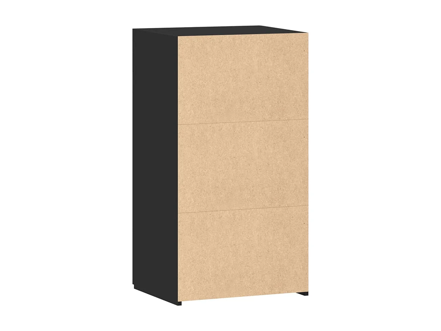 Buffet noir 50x42,5x93 cm bois d'ingénierie