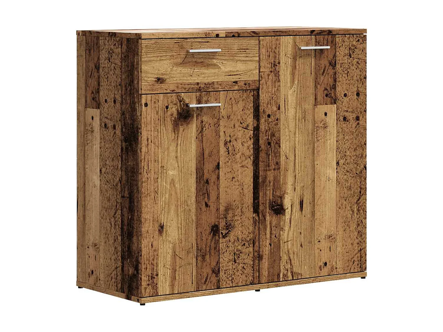 Buffet vieux bois 80x36x75 cm bois d'ingénierie