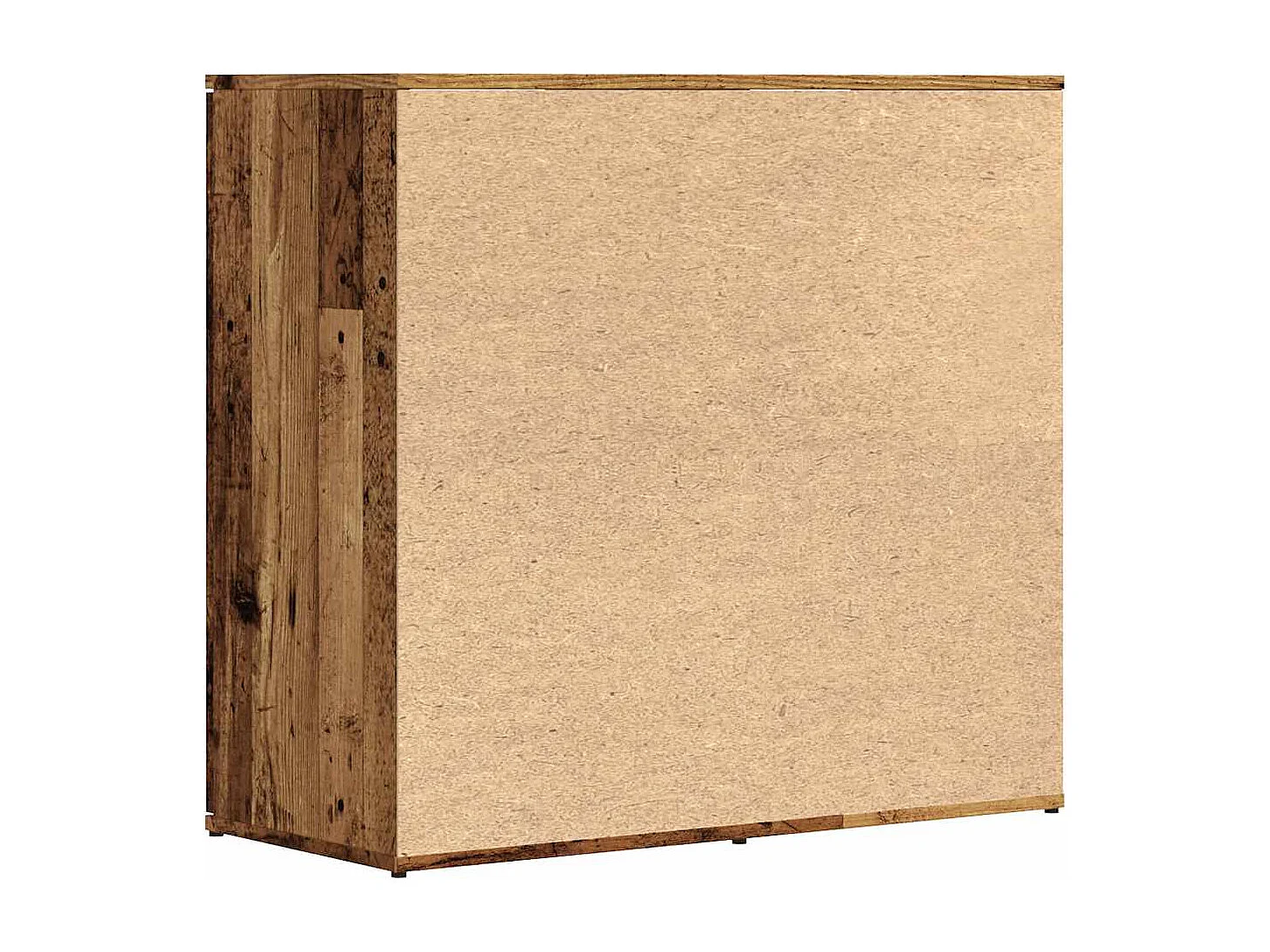 Buffet vieux bois 80x36x75 cm bois d'ingénierie