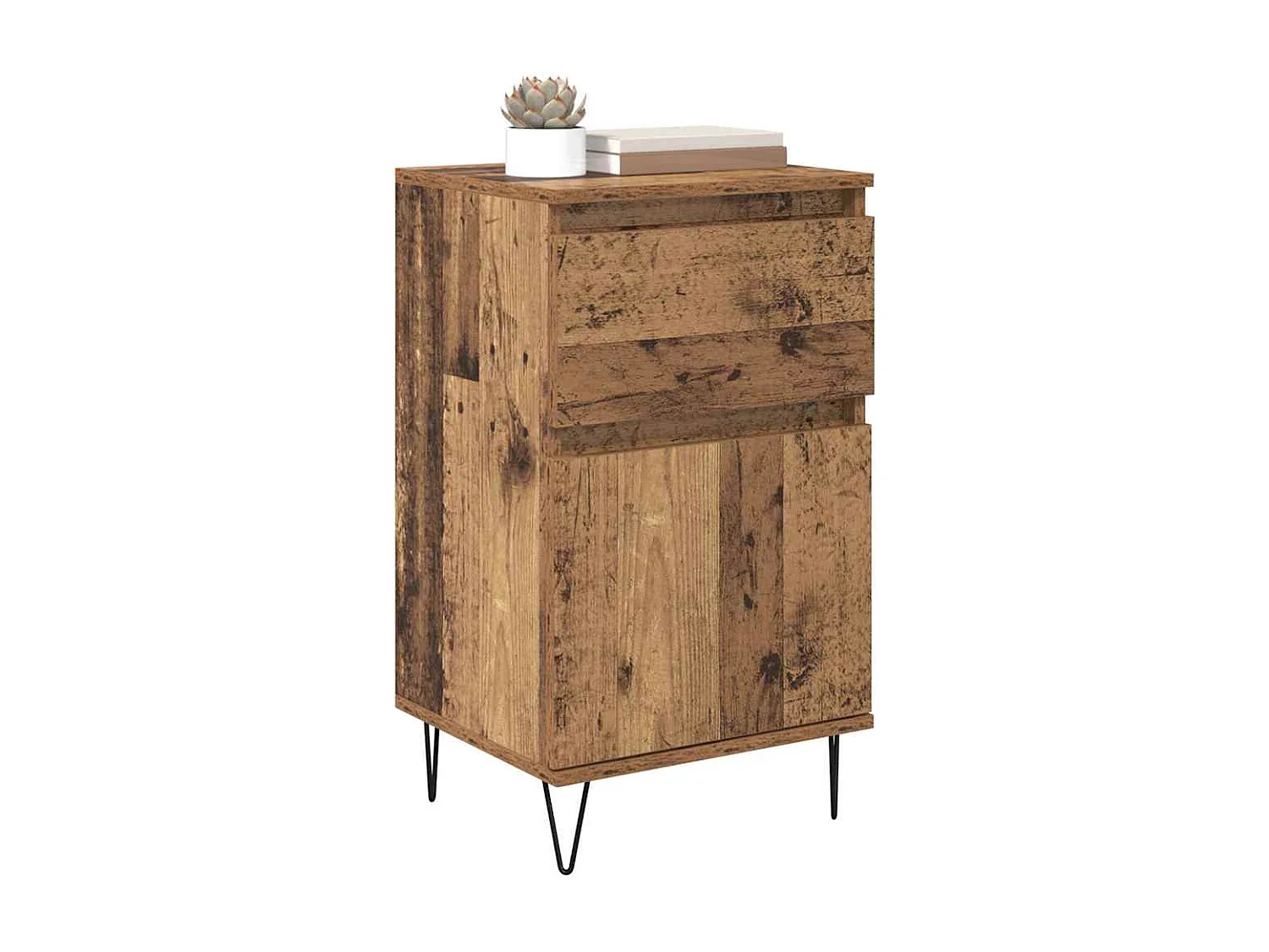 Buffet Bois ancien 35 x 40 x 70 cm Bois d'ingénierie