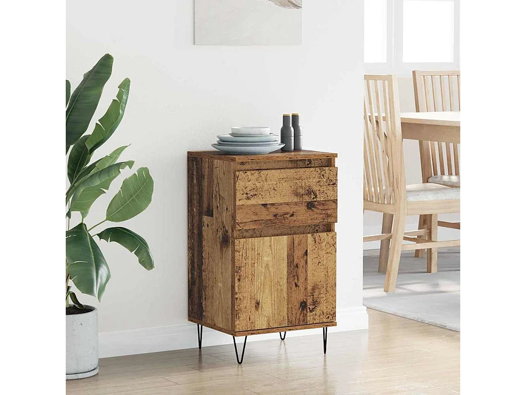 Buffet Bois ancien 35 x 40 x 70 cm Bois d'ingénierie