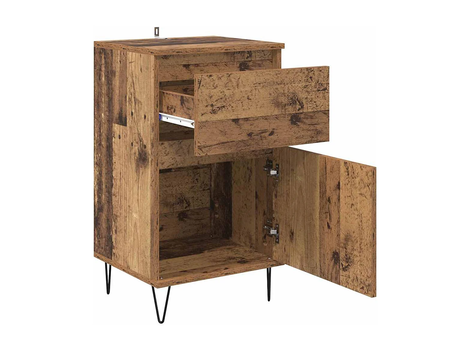 Buffet Bois ancien 35 x 40 x 70 cm Bois d'ingénierie