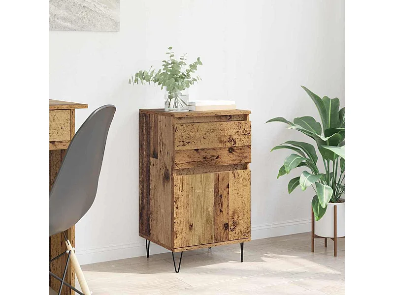 Buffet Bois ancien 35 x 40 x 70 cm Bois d'ingénierie