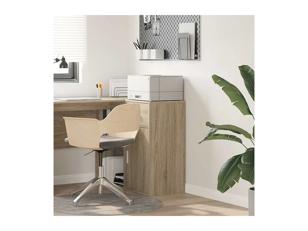 Buffet Chêne sonoma 38 x 34,5 x 75 cm Bois d'ingénierie