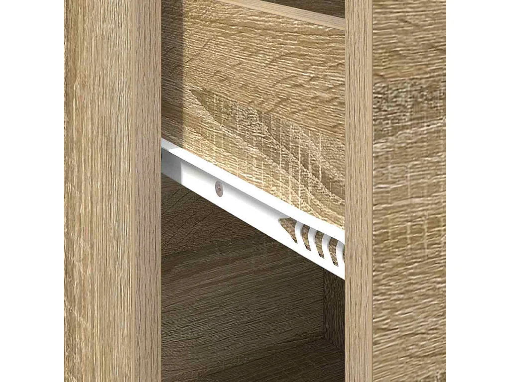 Buffet Chêne sonoma 38 x 34,5 x 75 cm Bois d'ingénierie