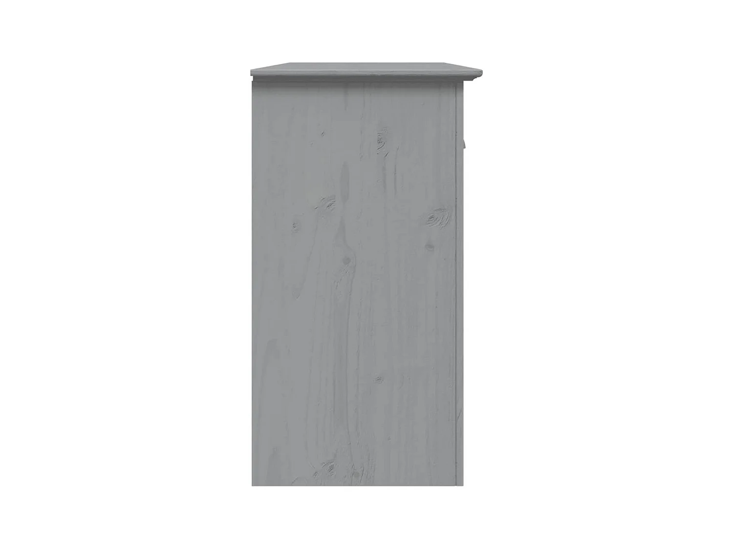 Buffet BODO gris 115,5x44x80 cm bois massif de pin