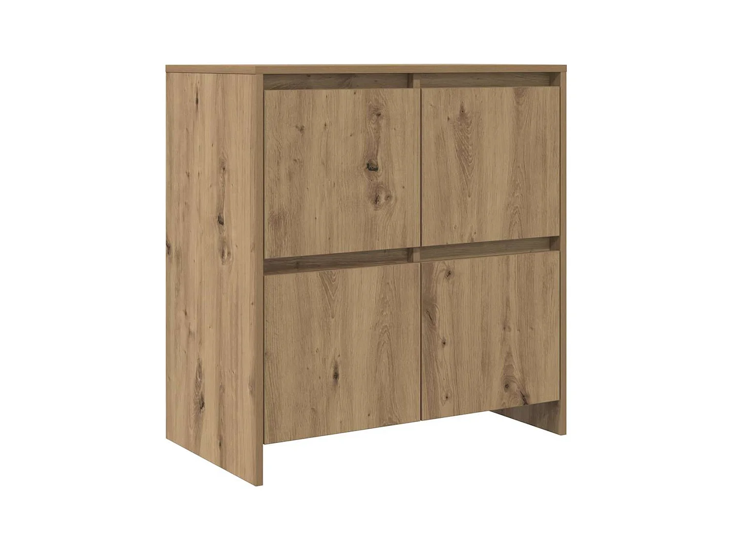 Buffets 2 pièces chêne artisanal 70 x 41 x 75 cm Bois d'ingénierie