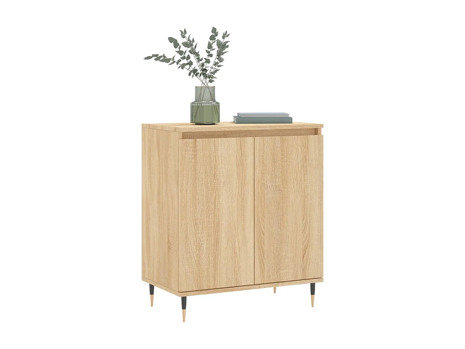 Aparador de madera contrachapada roble Sonoma 60x35x70 cm