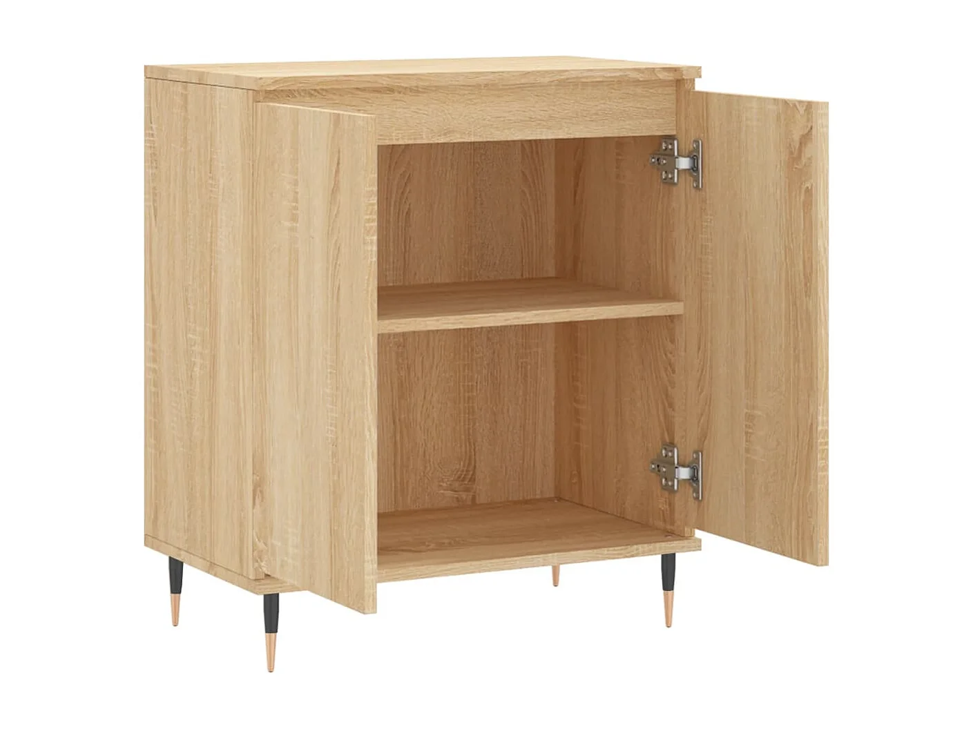 Aparador de madera contrachapada roble Sonoma 60x35x70 cm