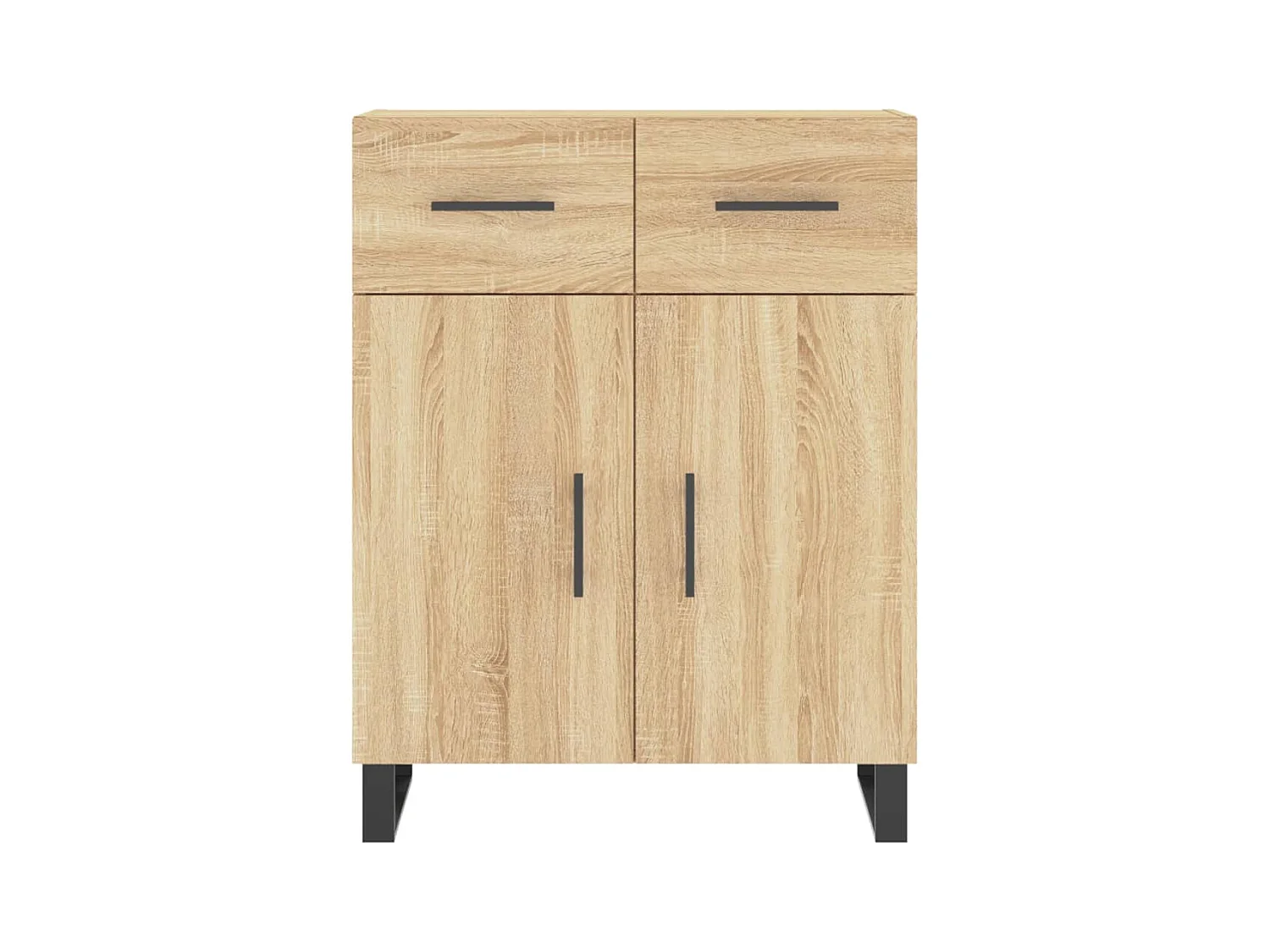 Buffet haut Chêne sonoma 69,5x34x180 cm Bois d'ingénierie