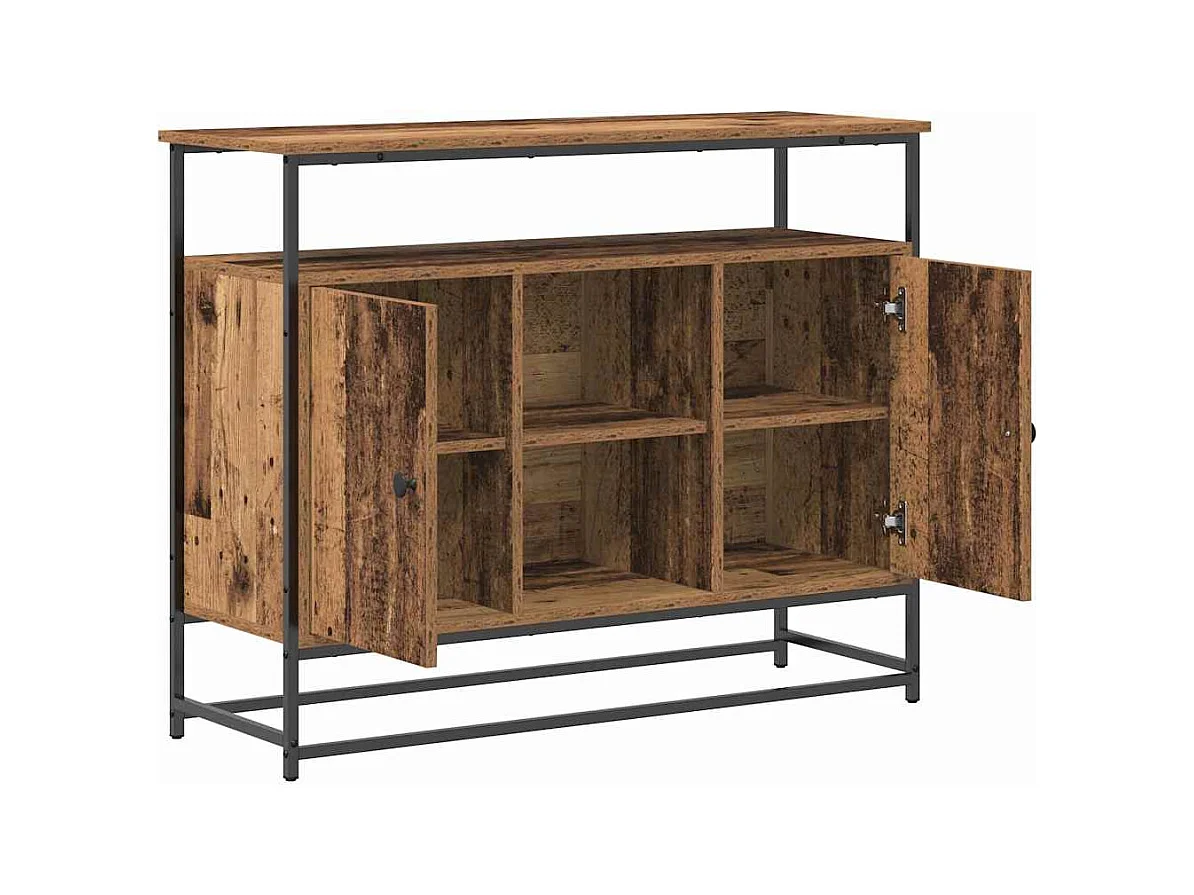 Buffet Bois ancien 100 x 35 x 80 cm Bois d'ingénierie