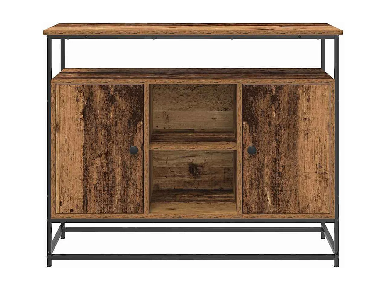 Buffet Bois ancien 100 x 35 x 80 cm Bois d'ingénierie