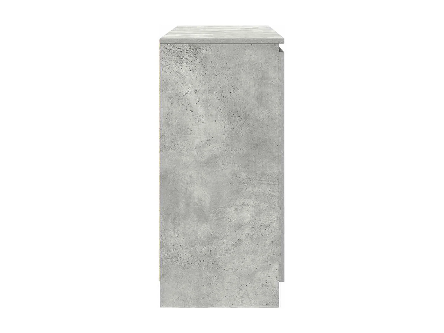 Buffet avec tiroirs gris béton 100,5x35x76 cm bois d'ingénierie